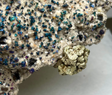 Chalcopyrite with Dolomite – Massive Colorful Specimen