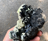 Black Tourmaline with Smoky Quartz