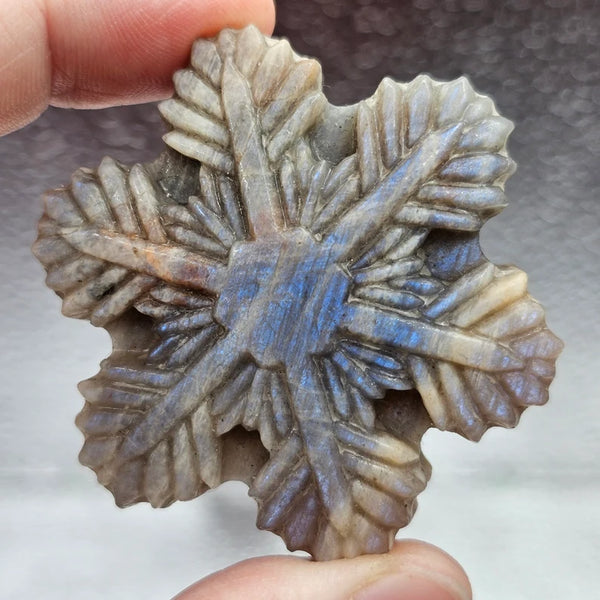 38g Belomorite//Moonstone// Russia//Polished Minerals//Snowflake//Blue Flash//Metaphysical//Winter//Gifts