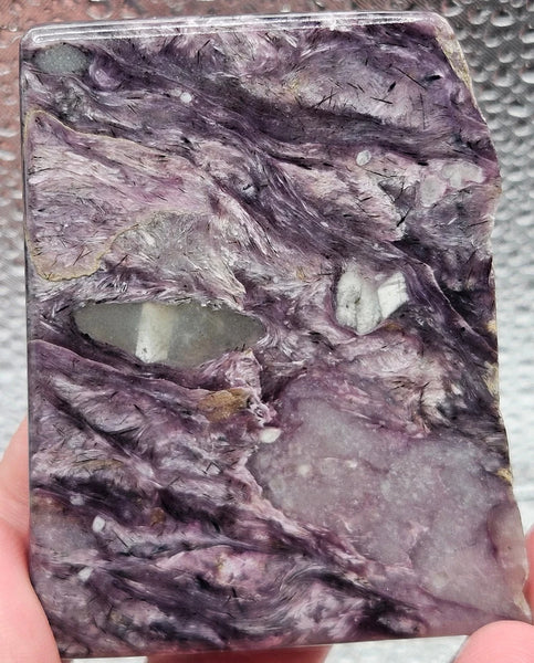165g Charoite//Rough Mineral//Polished Specimen//High Quality//Yakutia-Russia