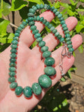 85 Green Quartz Necklace