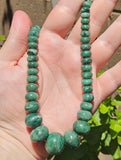 85 Green Quartz Necklace
