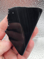 155g Black Obsidian//Raw Mineral//Polished Minerals//Russia