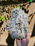 Extra Sparkly Black Sphalerite with Custom Wood Stand
