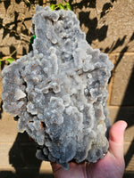 Extra Sparkly Black Sphalerite with Custom Wood Stand