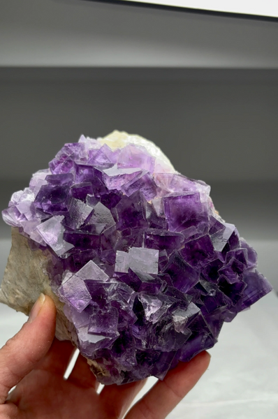 Incredible Purple Fluorite – Berbes, Asturias, Spain