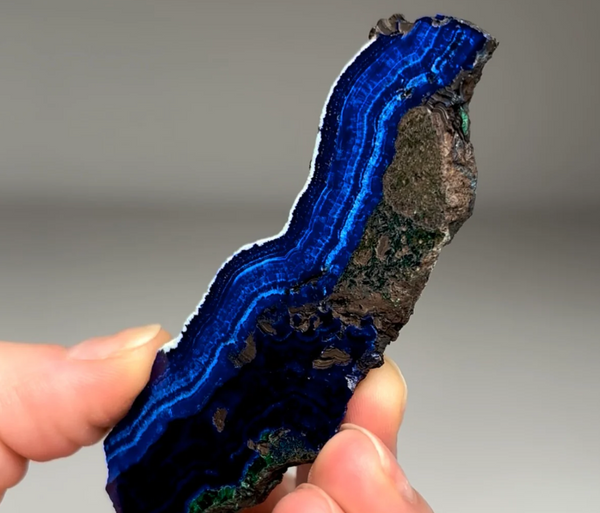 Amazing Rich Blue Azurite with Green Malachite