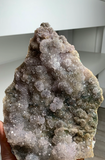 Amethyst Flower with Green Chalcedony