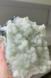 Fantastic Druzy Green Chalcedony – Djurkovo Mine, Rhodope Mountains, Bulgaria