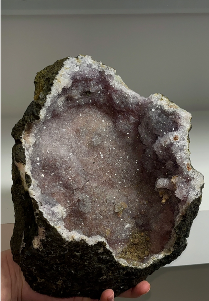 Unique Quartz var. Amethyst Geode – Sidi Rahal, Morocco