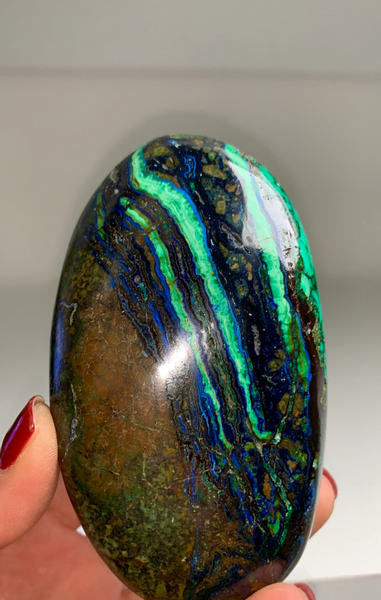Amazing Combination of Chrysocolla, Cuprite & Malachite — Peru