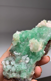 Very Aesthetic Green Apophyllite with Scolecite — Nashik, India