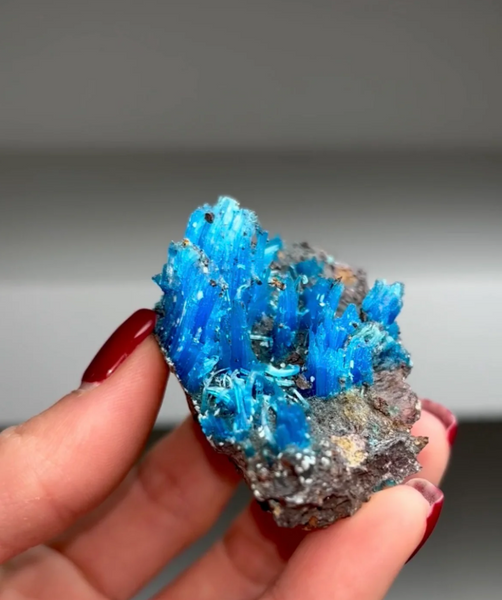 Neon Blue Chalcanthite Specimen – The Planet Mine, Arizona, USA