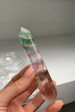 6 Pieces – High Grade Gemmy Rainbow Fluorite DT Points