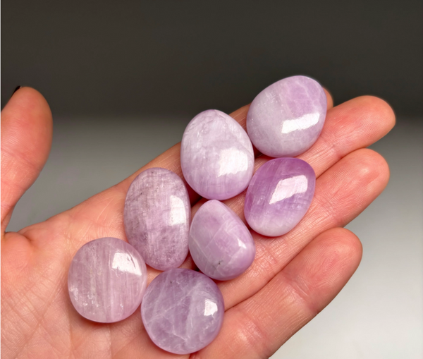 Beautiful Pink Kunzite – 7 Piece Lot