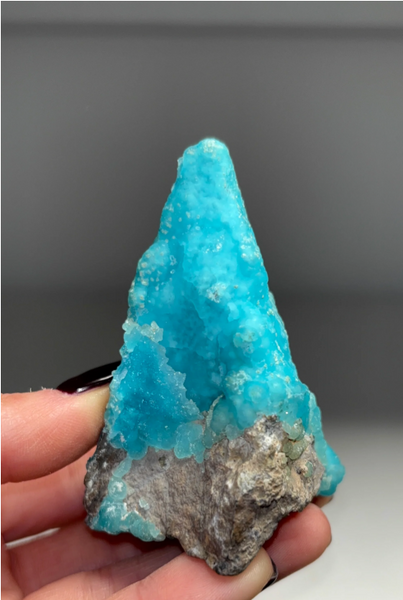 Beautiful Druzy Blue Hemimorphite