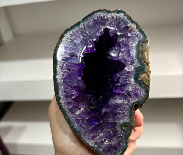 Very High-Grade Amethyst with Gorgeous Deep Purple Crystals