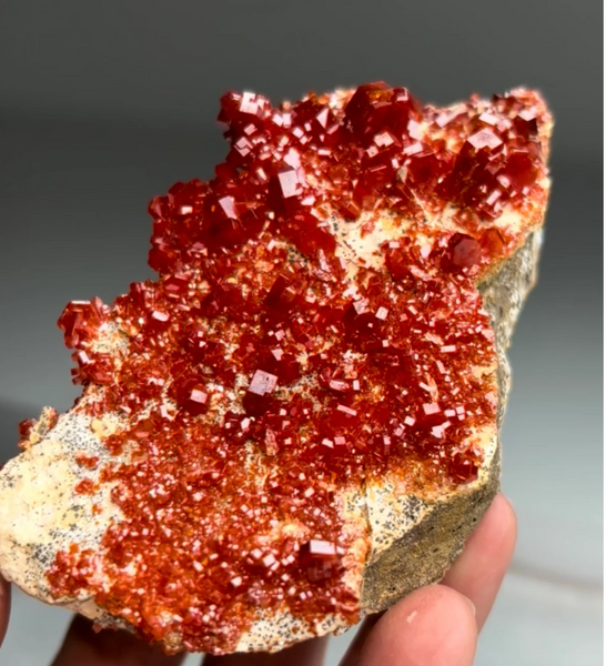 Top-Grade Red Vanadinite
