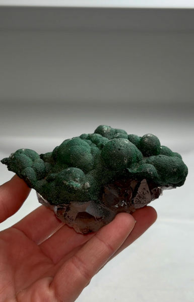 Red Quartz with Green Malachite