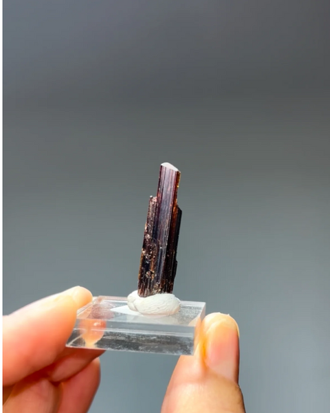 Rare Red Rutile Specimen from Diamantina, Minas Gerais, Brazil