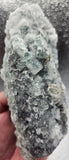 839g Green Sugar Fluorite//Sphalerite//Druse//Sparkly Minerals//All Natural//Crystals/Fujian, China