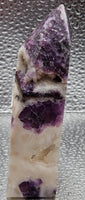 247g Lepidolite/Tower/Lithium Rich Mineral/Mica/Anxiety/Metaphysical/All Natural Crystal/Brazil