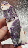 247g Lepidolite/Tower/Lithium Rich Mineral/Mica/Anxiety/Metaphysical/All Natural Crystal/Brazil