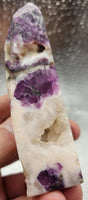 247g Lepidolite/Tower/Lithium Rich Mineral/Mica/Anxiety/Metaphysical/All Natural Crystal/Brazil