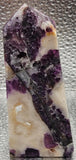 247g Lepidolite/Tower/Lithium Rich Mineral/Mica/Anxiety/Metaphysical/All Natural Crystal/Brazil