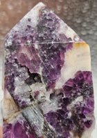 247g Lepidolite/Tower/Lithium Rich Mineral/Mica/Anxiety/Metaphysical/All Natural Crystal/Brazil