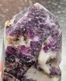 247g Lepidolite/Tower/Lithium Rich Mineral/Mica/Anxiety/Metaphysical/All Natural Crystal/Brazil