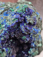 538g Malachite/Azurite/Druse/Raw Specimen/All Natural Mineral/High Quality/Liufengshan Mine, Guichi District, Chizhou, Anhui, China