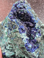 538g Malachite/Azurite/Druse/Raw Specimen/All Natural Mineral/High Quality/Liufengshan Mine, Guichi District, Chizhou, Anhui, China