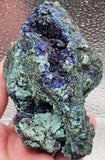 538g Malachite/Azurite/Druse/Raw Specimen/All Natural Mineral/High Quality/Liufengshan Mine, Guichi District, Chizhou, Anhui, China