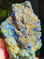 377g Malachite/Azurite/Druse/Raw Specimen/All Natural Mineral/High Quality/Liufengshan Mine, Guichi District, Chizhou, Anhui, China