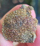 Set of 5, 46g Chalcopyrite//Raw Mineral//Rainbow//Marcasite//Geodes//Spectropyrite//Rainbow Pyrite//Ulyanovks, Russia