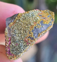 Set of 5, 46g Chalcopyrite//Raw Mineral//Rainbow//Marcasite//Geodes//Spectropyrite//Rainbow Pyrite//Ulyanovks, Russia