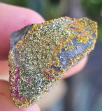 Set of 5, 46g Chalcopyrite//Raw Mineral//Rainbow//Marcasite//Geodes//Spectropyrite//Rainbow Pyrite//Ulyanovks, Russia