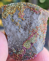 Set of 5, 46g Chalcopyrite//Raw Mineral//Rainbow//Marcasite//Geodes//Spectropyrite//Rainbow Pyrite//Ulyanovks, Russia