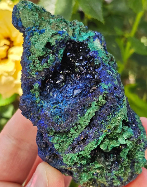 276g Malachite/Azurite/Druse/Raw Specimen/All Natural Mineral/Liufengshan Mine, Guichi District, Chizhou, Anhui, China