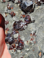 2025g Sphalerite/Garnet/Sparkly/All Natural Mineral/Fujian, China