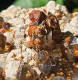 402g Spessartine Garnet/Smoky Quartz/Feldspar/All Natural Mineral/Fujian, China