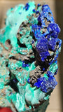 127g Malachite/Azurite/Druse/Raw Specimen/All Natural Mineral/Liufengshan Mine, Guichi District, Chizhou, Anhui, China