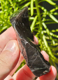 77g Black Obsidian//Raw Mineral//Polished Minerals//Russia