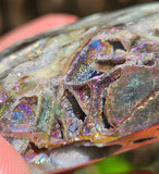 107g Sphalerite/Titanium Aura/Heart/Druse/Sparkly/Minerals//Crystals