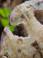 101g Sphalerite/Titanium Aura/Heart/Druse/Sparkly/Minerals//Crystals