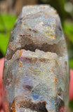 101g Sphalerite/Titanium Aura/Heart/Druse/Sparkly/Minerals//Crystals