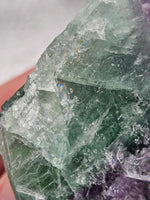 135g Sugar Fluorite/Quartz Druse/Sparkly Minerals/All Natural/Crystals/Fujian, China