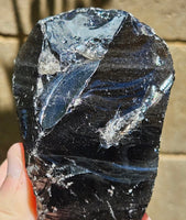 302g Black Obsidian//Raw Mineral//Polished Minerals//Russia