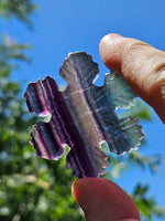 42g Fluorite//Purple Fluorite//Green Fluorite//Polished Minerals//Snowflake//Gifts